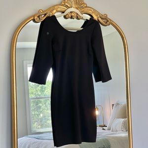 Black 3/4 Sleeve Dress